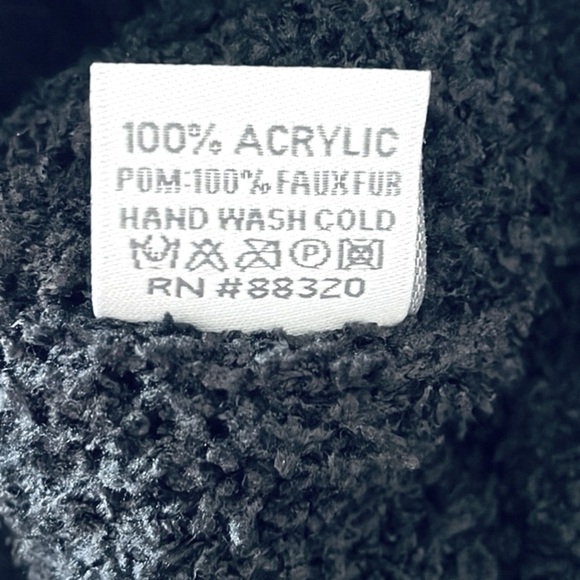 C.C colorful knit, faux fur Pom-Pom beanie - Picture 5 of 7